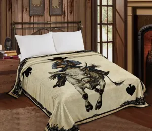 Queen Southwest LUXURY flannel BLANKET
