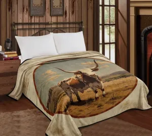 Queen Southwest LUXURY flannel BLANKET