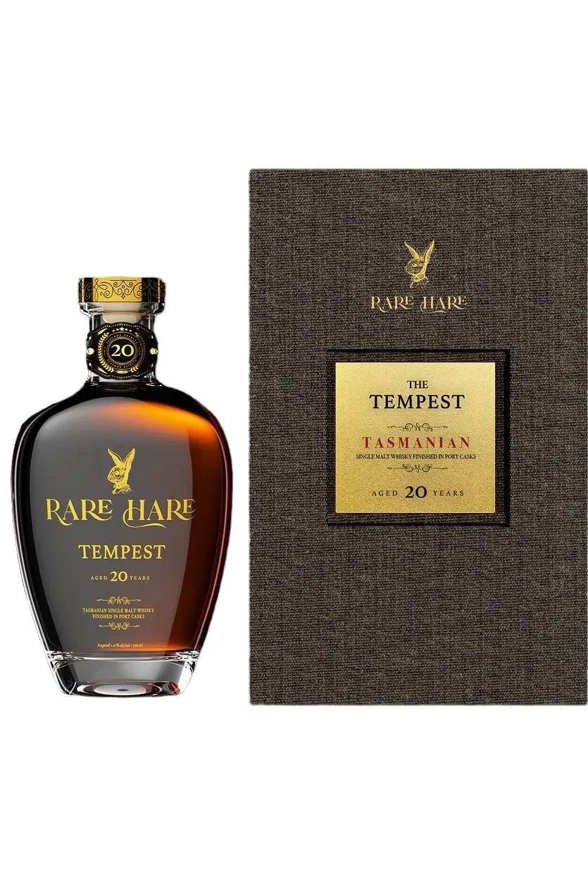 Rare Hare "Tempest" 20 Year Old Tasmanian Single Malt Whisky