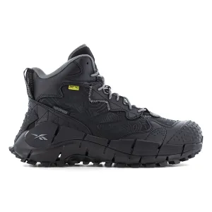 Reebok Mens Zig Kinetica Edge II Black Leather MetGuard Work Boots 15 M