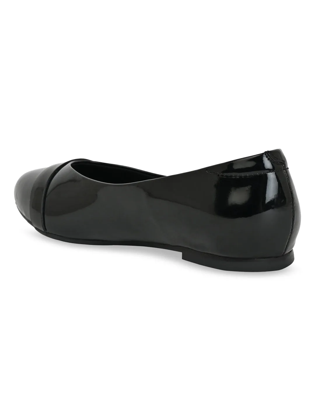 Rocia By Regal Black Women Patent Ballerinas