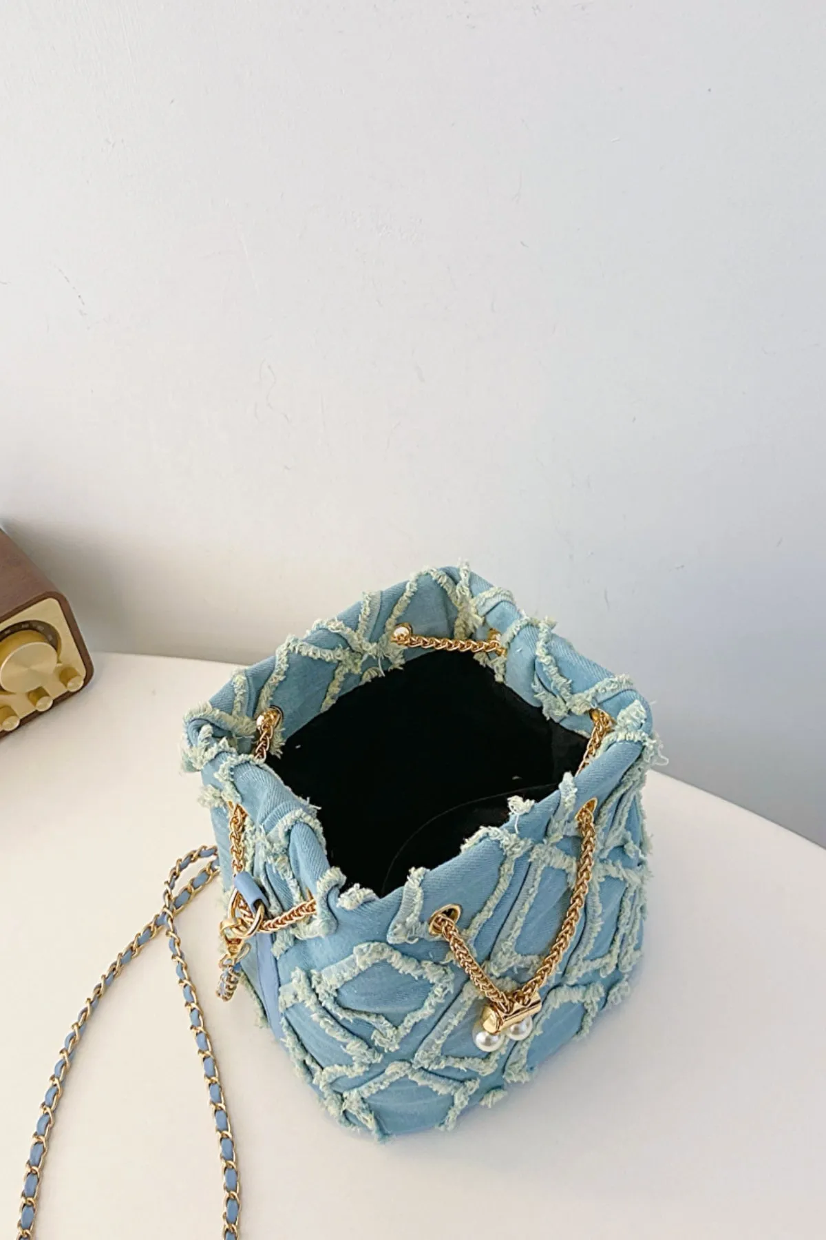 Rodeo Rebel Denim Bucket Bag