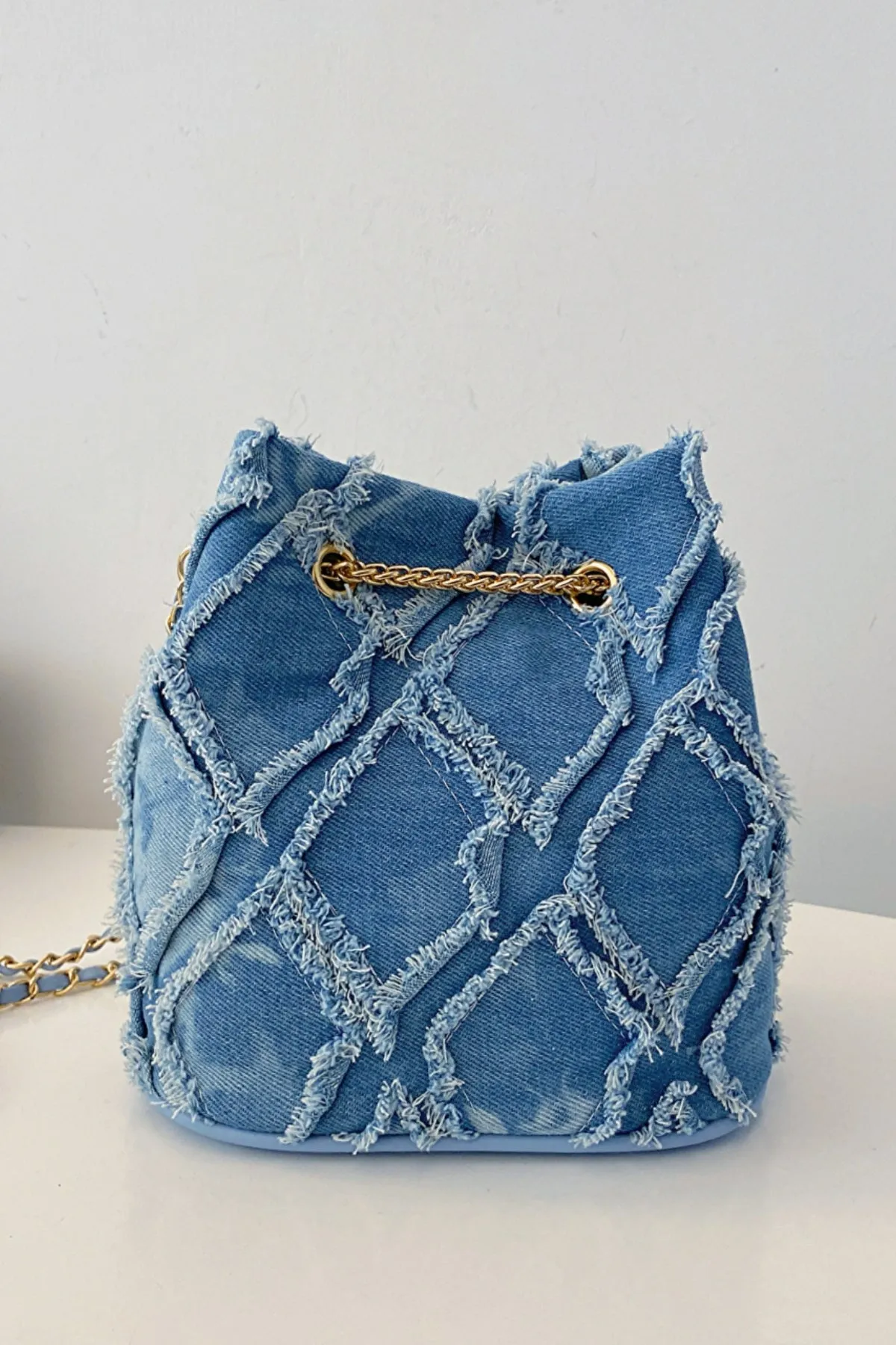 Rodeo Rebel Denim Bucket Bag