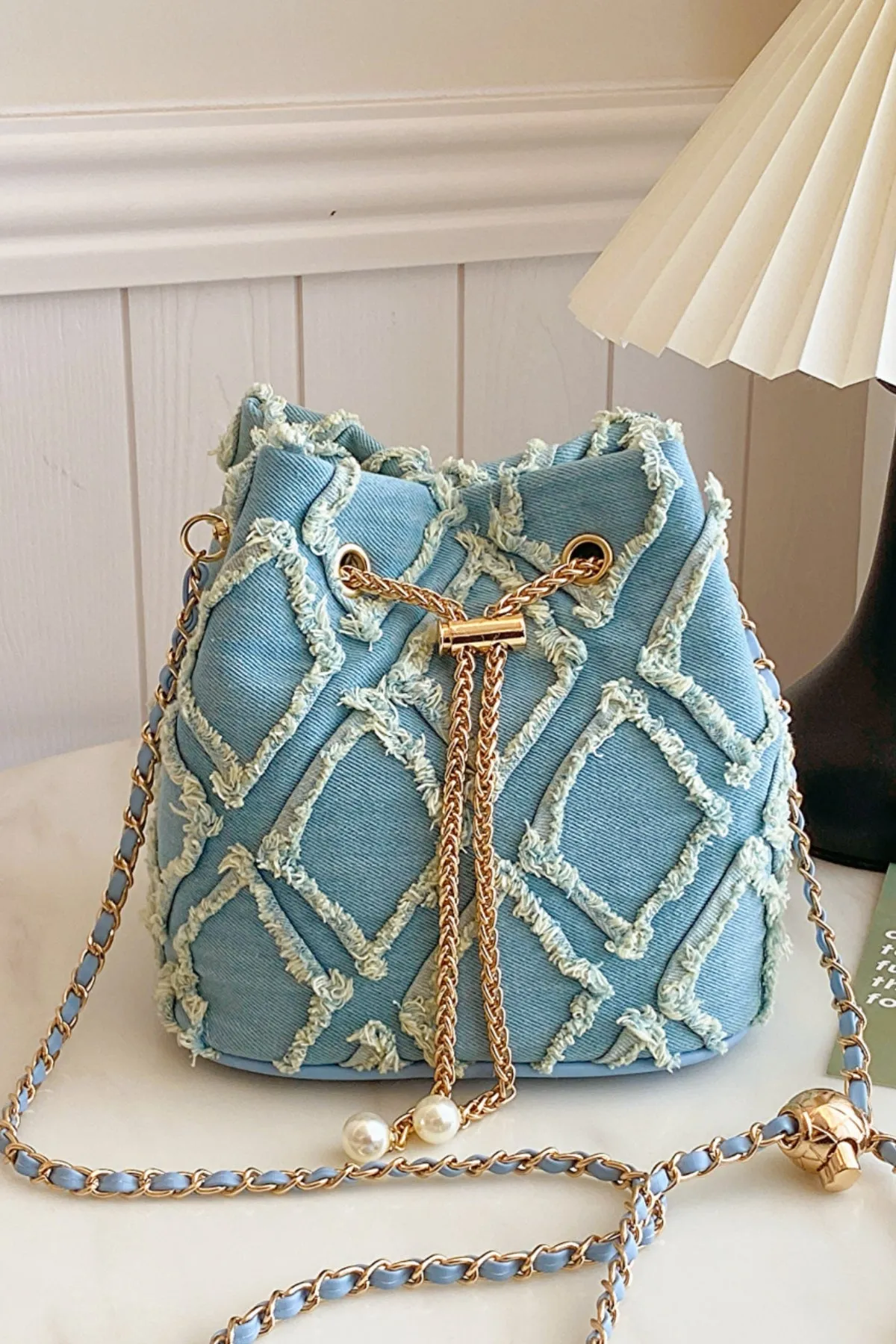 Rodeo Rebel Denim Bucket Bag