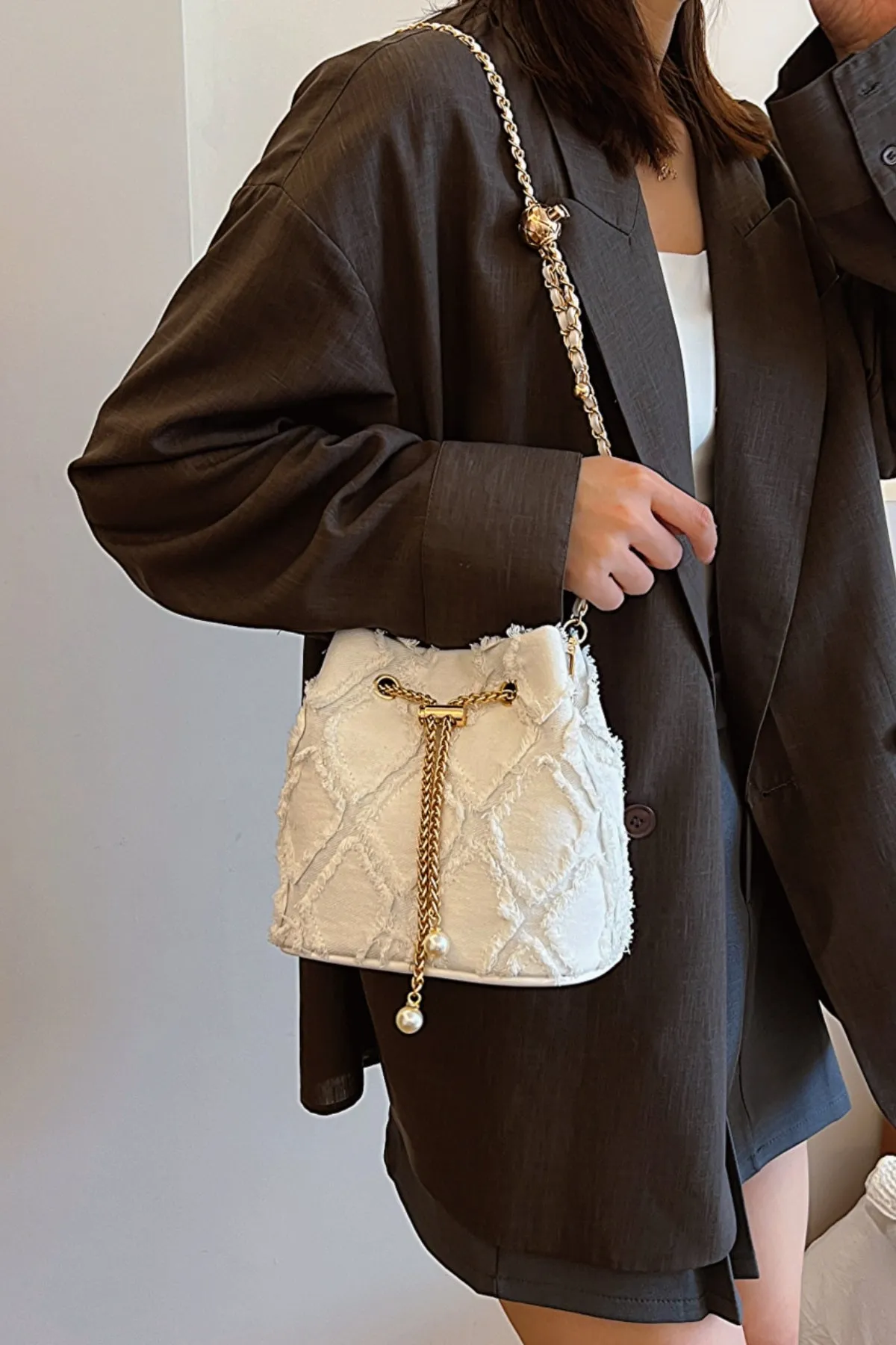 Rodeo Rebel Denim Bucket Bag