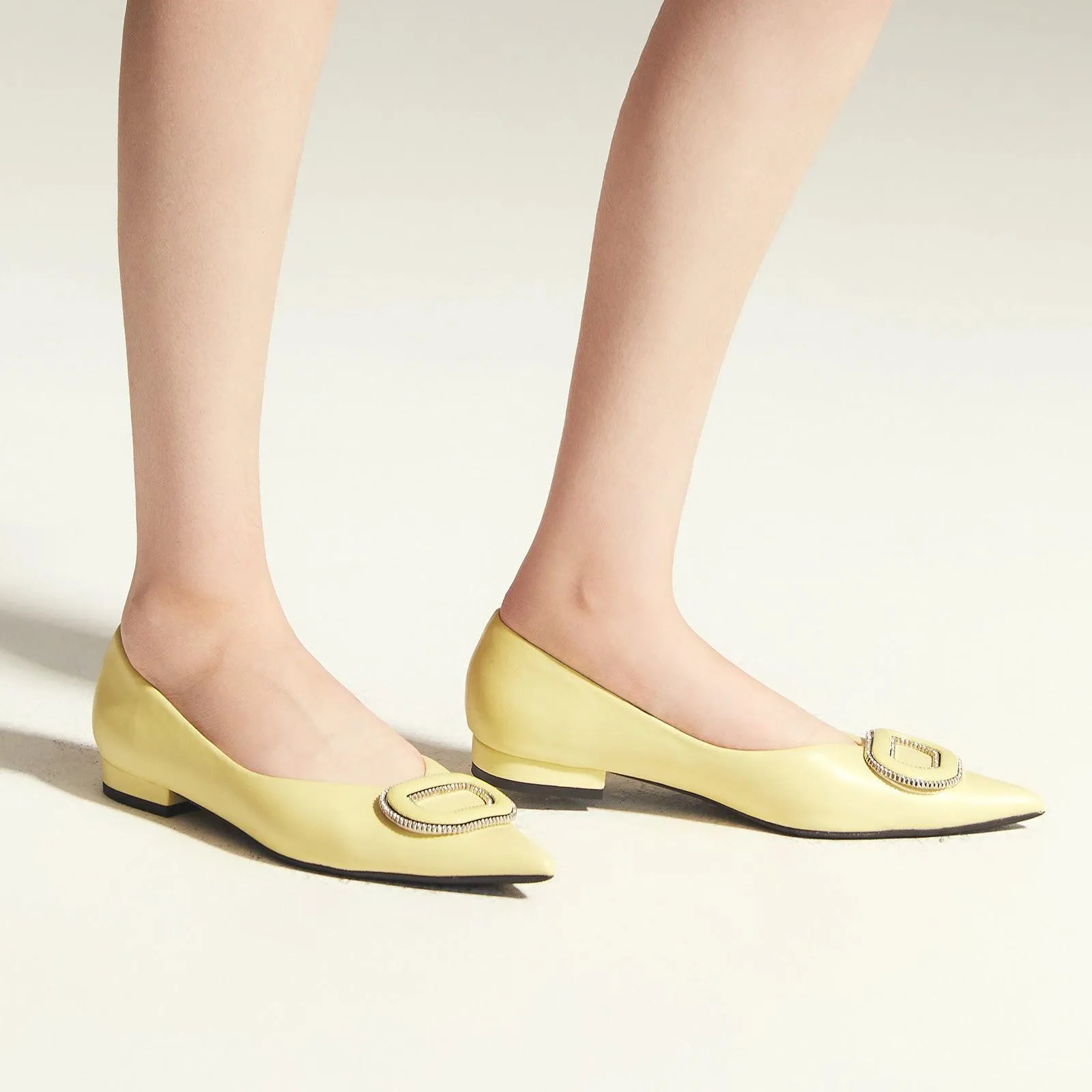 Round buckle Flats (Aida)