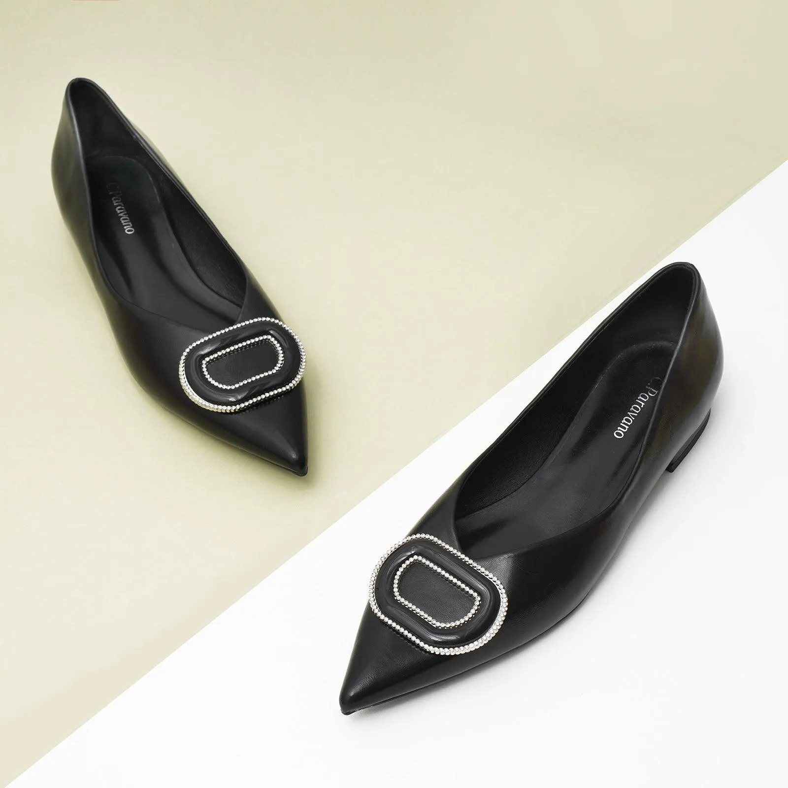 Round buckle Flats (Aida)