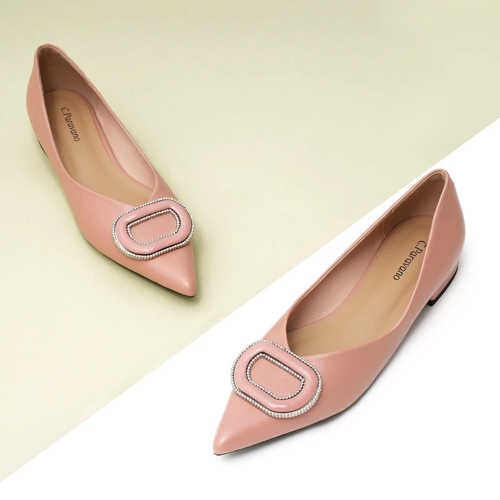 Round buckle Flats (Aida)