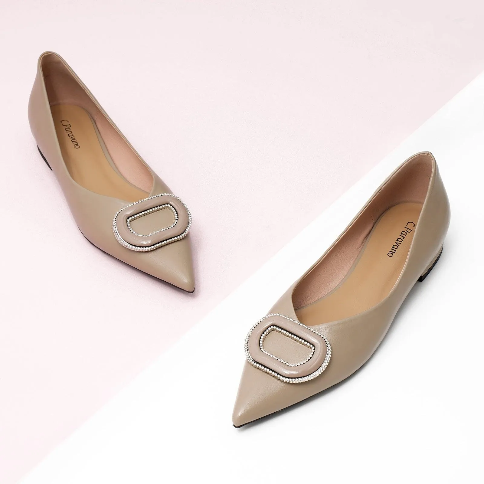 Round buckle Flats (Aida)