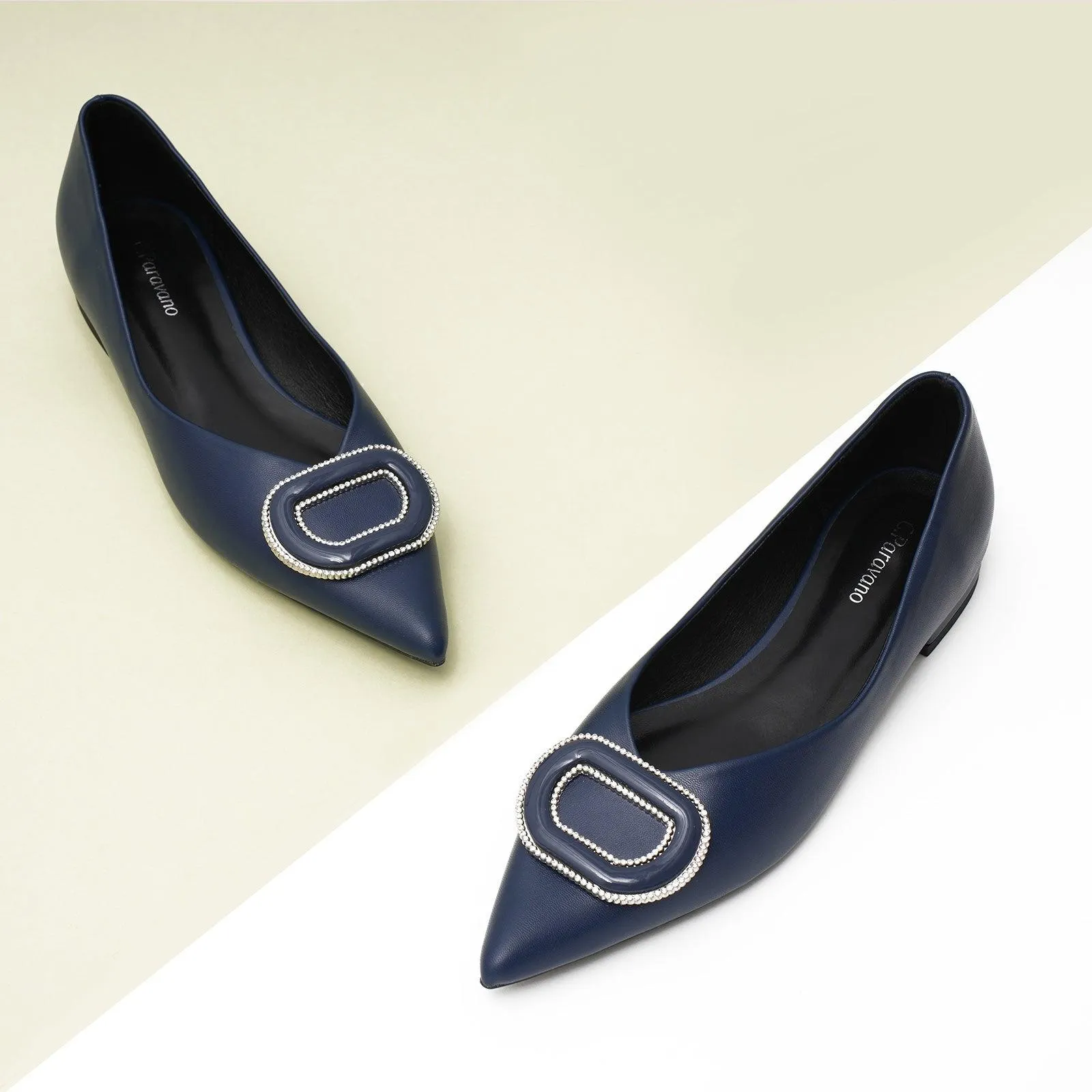 Round buckle Flats (Aida)