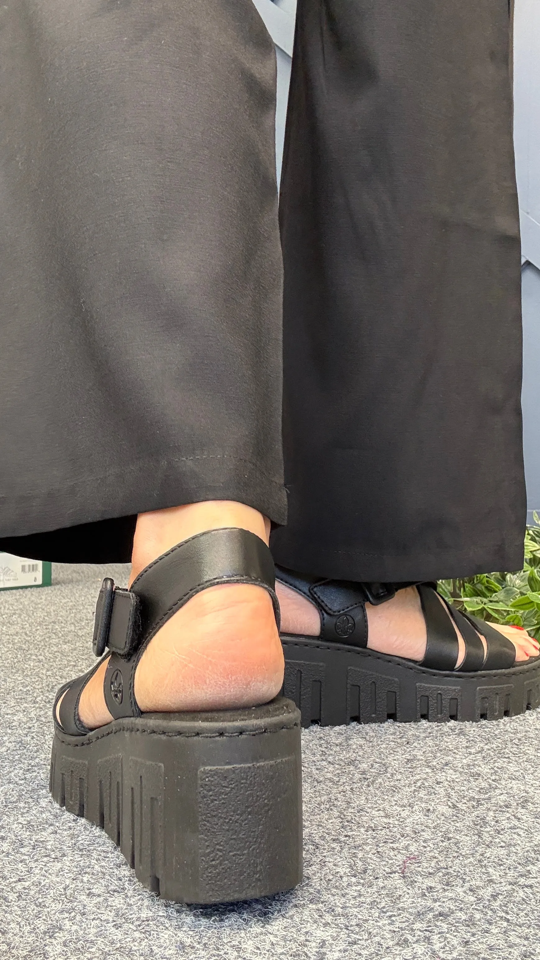 Ruby Black Sandal