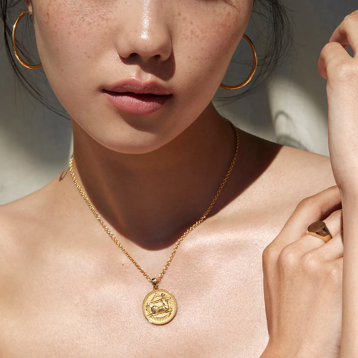 Sagittarius Zodiac Pendant Necklace