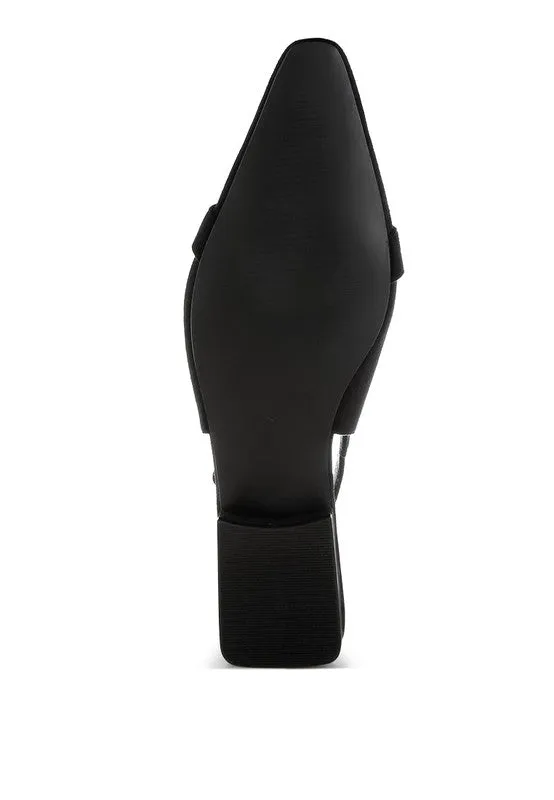 Salova Pearl-Studded Horsebit Flats for Stylish Comfort