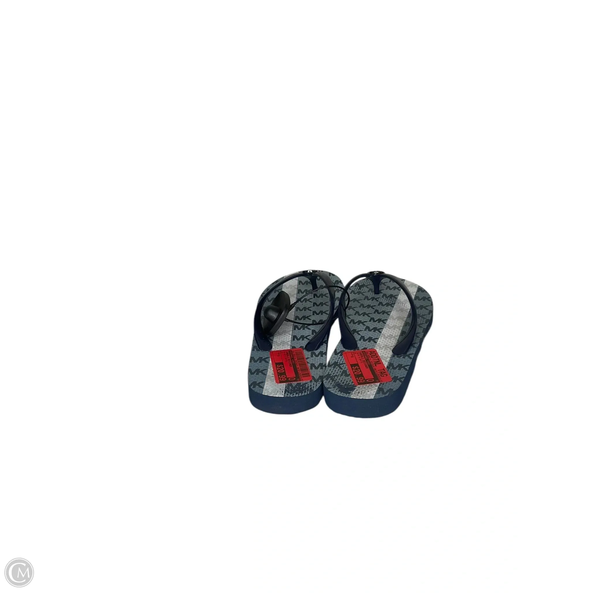 Sandals Designer By Michael Kors In Blue & White, Size: 8
