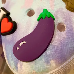 SHOE CHARMS - EGGPLANT