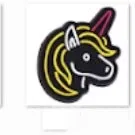 SHOE CHARMS - NEON UNICORN