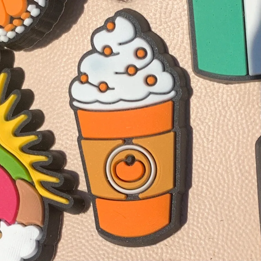 SHOE CHARMS - PSL PUMPKIN SPICE LATTE