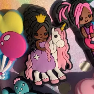 SHOE CHARMS - UNICORN PRINCESS