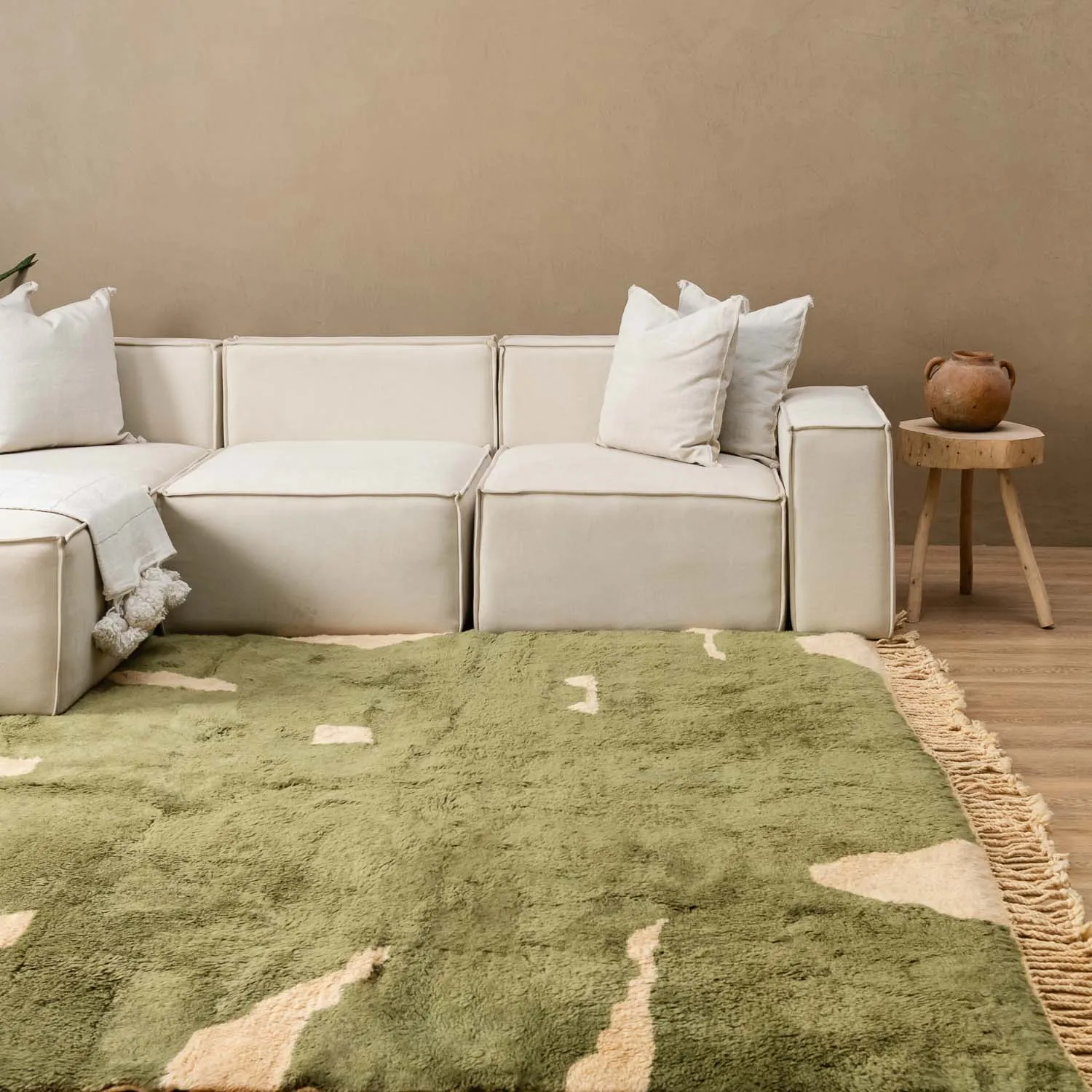 Soldier - Luxury Shag Moroccan Rug