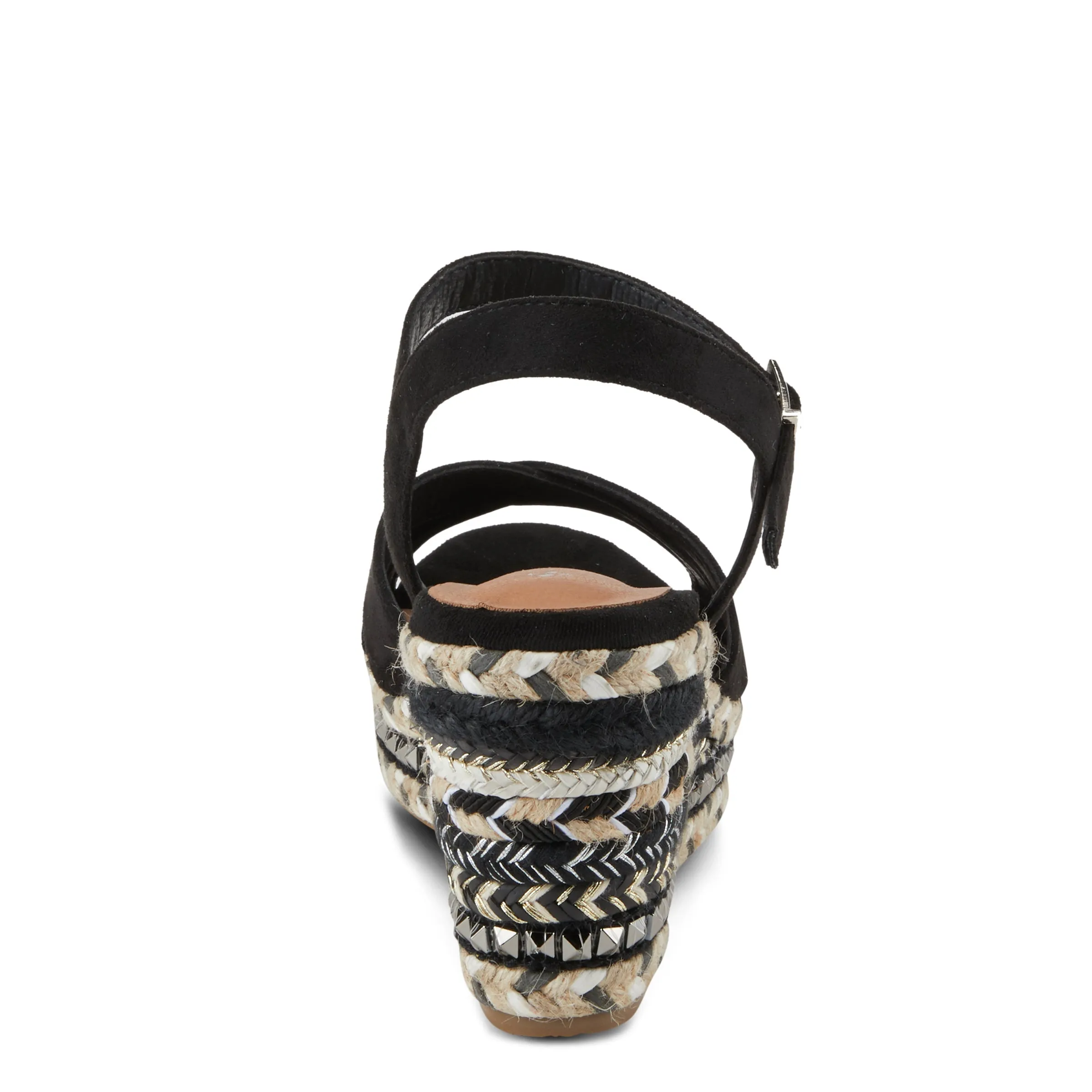 Spring Step Shoes Patrizia Sloane Women’s Woven Suede Espadrille Sandals