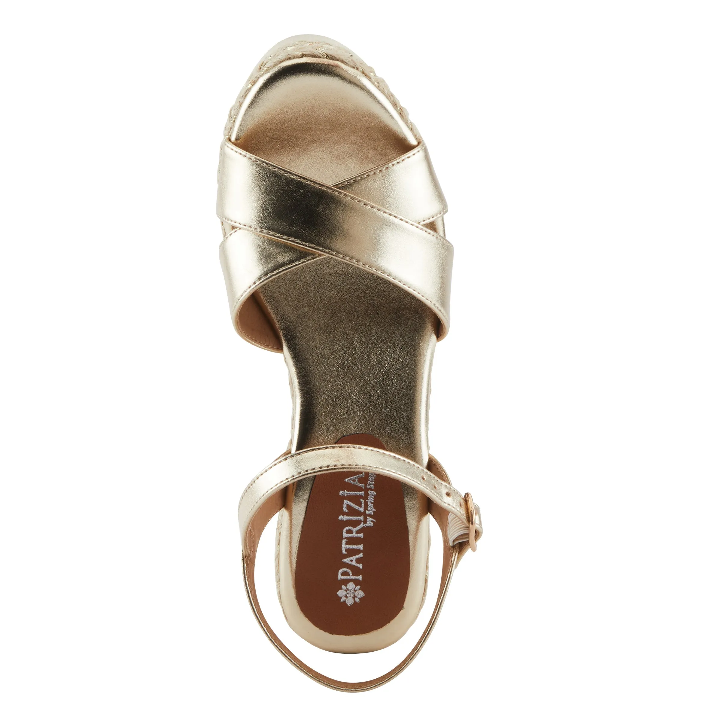 Spring Step Shoes Patrizia Sloane Women’s Woven Suede Espadrille Sandals