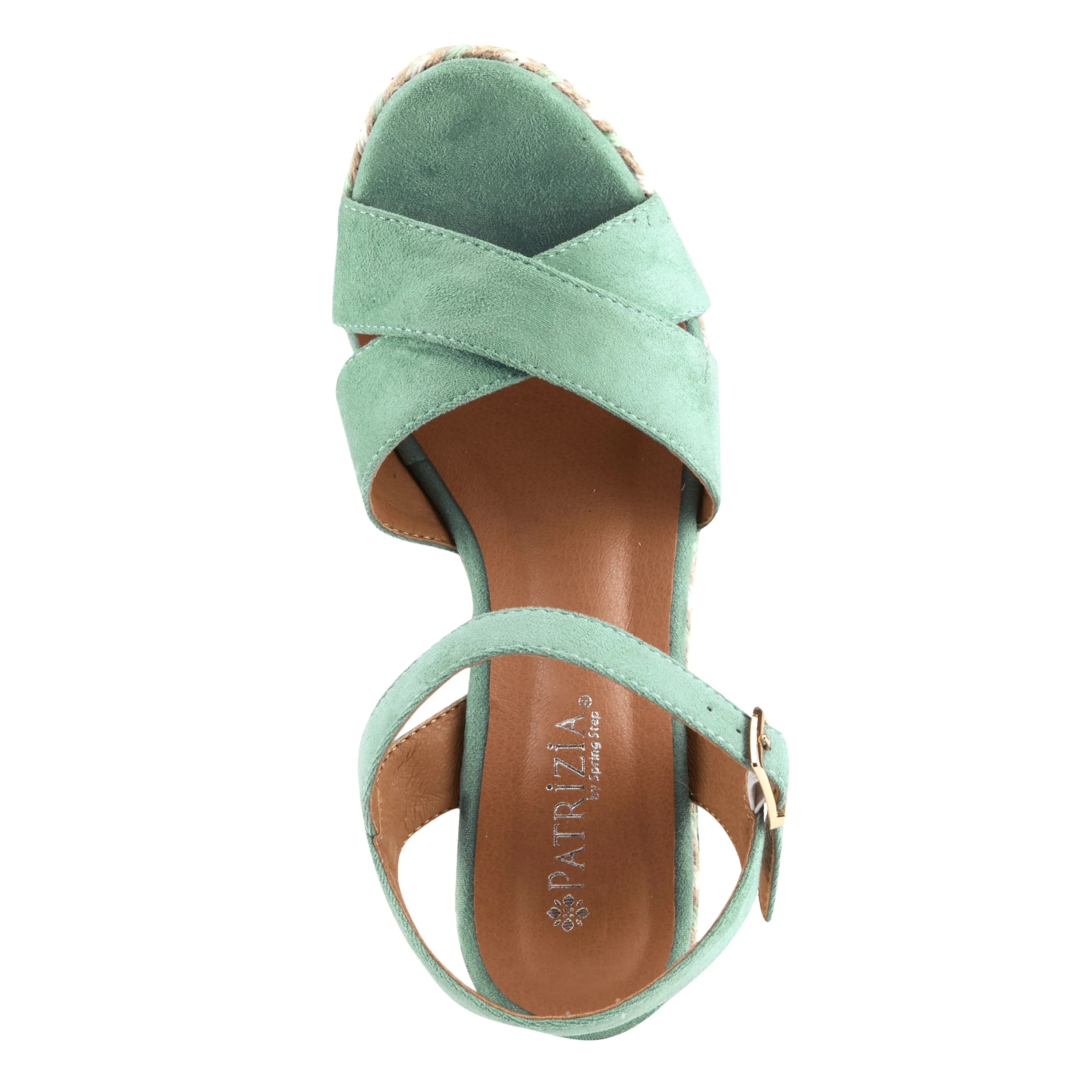 Spring Step Shoes Patrizia Sloane Women’s Woven Suede Espadrille Sandals