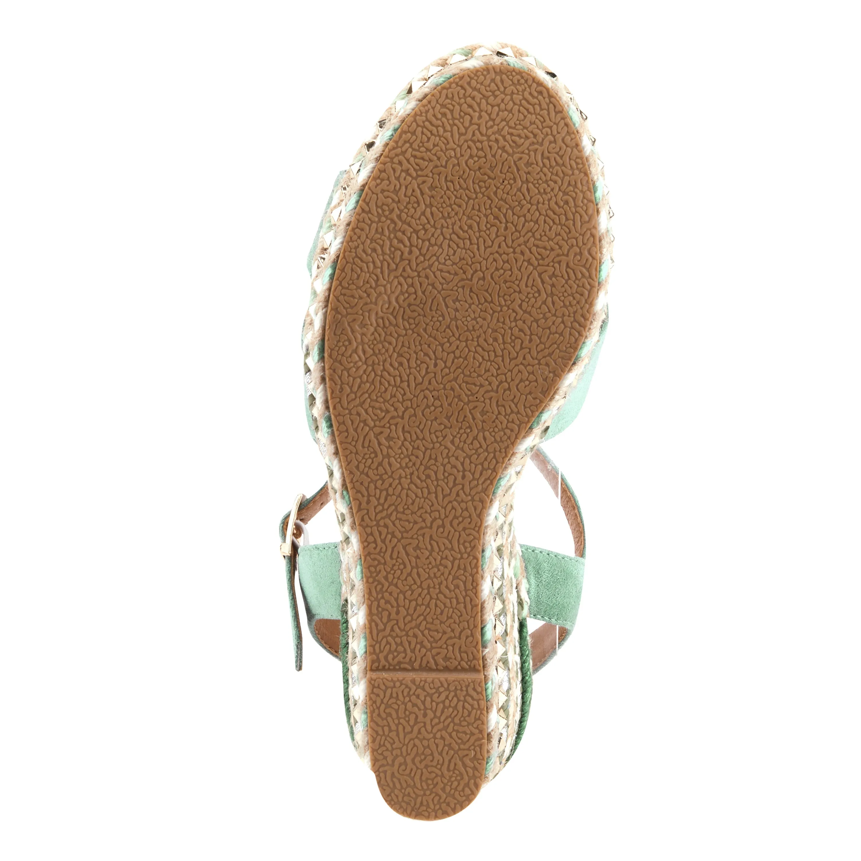 Spring Step Shoes Patrizia Sloane Women’s Woven Suede Espadrille Sandals