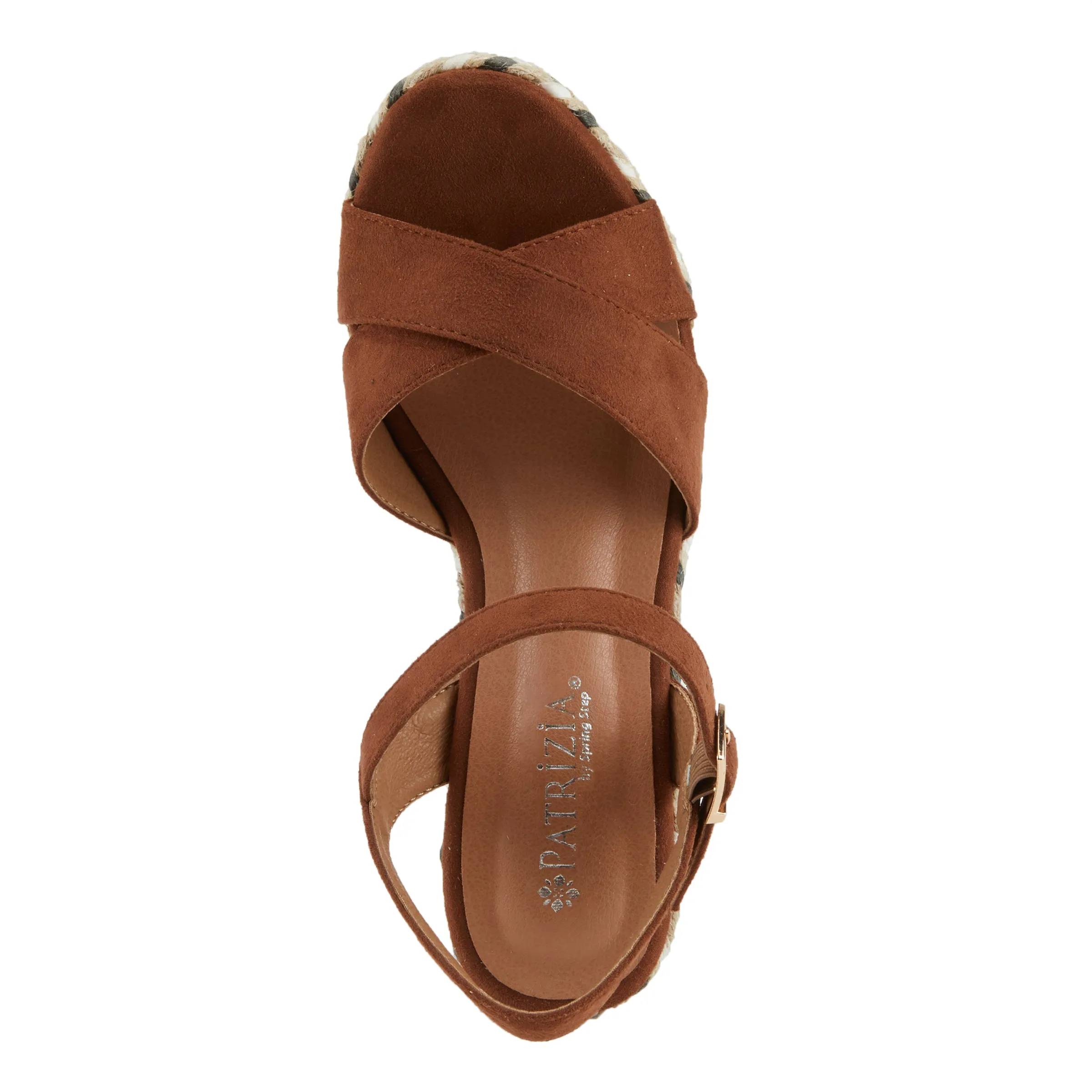Spring Step Shoes Patrizia Sloane Women’s Woven Suede Espadrille Sandals