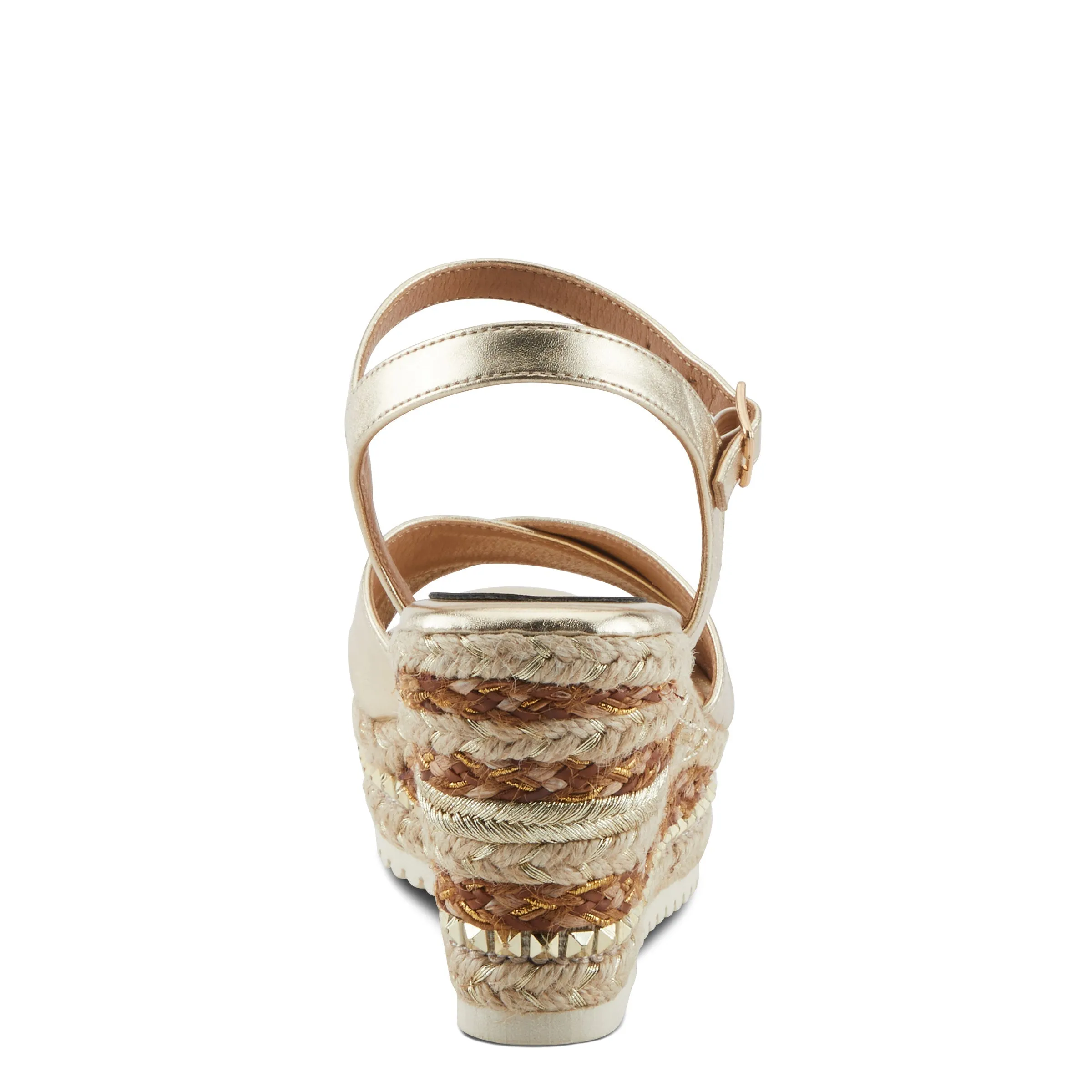 Spring Step Shoes Patrizia Sloane Women’s Woven Suede Espadrille Sandals
