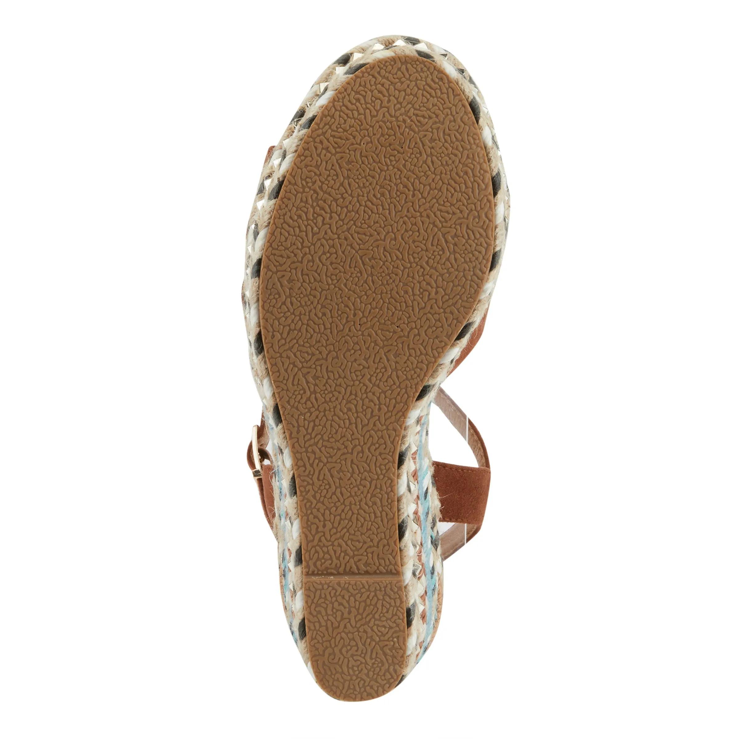 Spring Step Shoes Patrizia Sloane Women’s Woven Suede Espadrille Sandals
