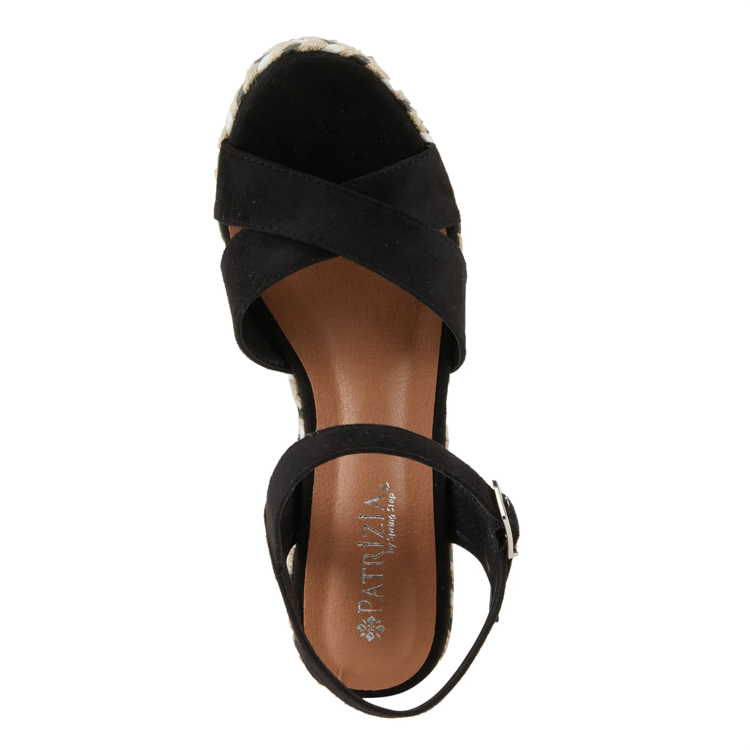 Spring Step Shoes Patrizia Sloane Women’s Woven Suede Espadrille Sandals