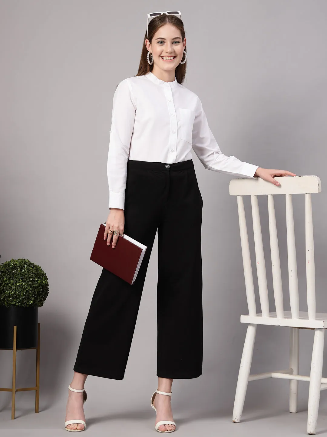 Style Quotient Women White Formal shirt