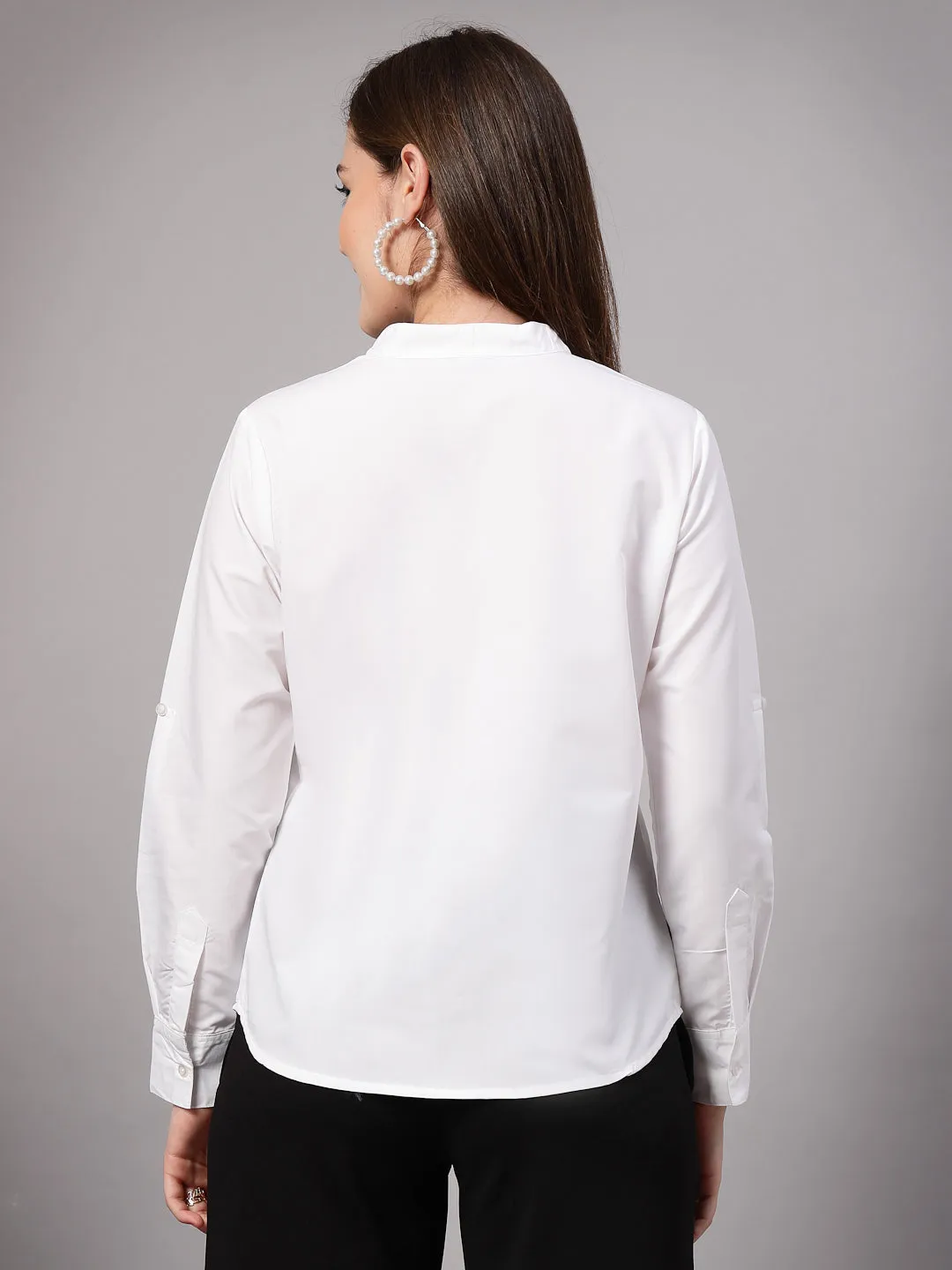 Style Quotient Women White Formal shirt