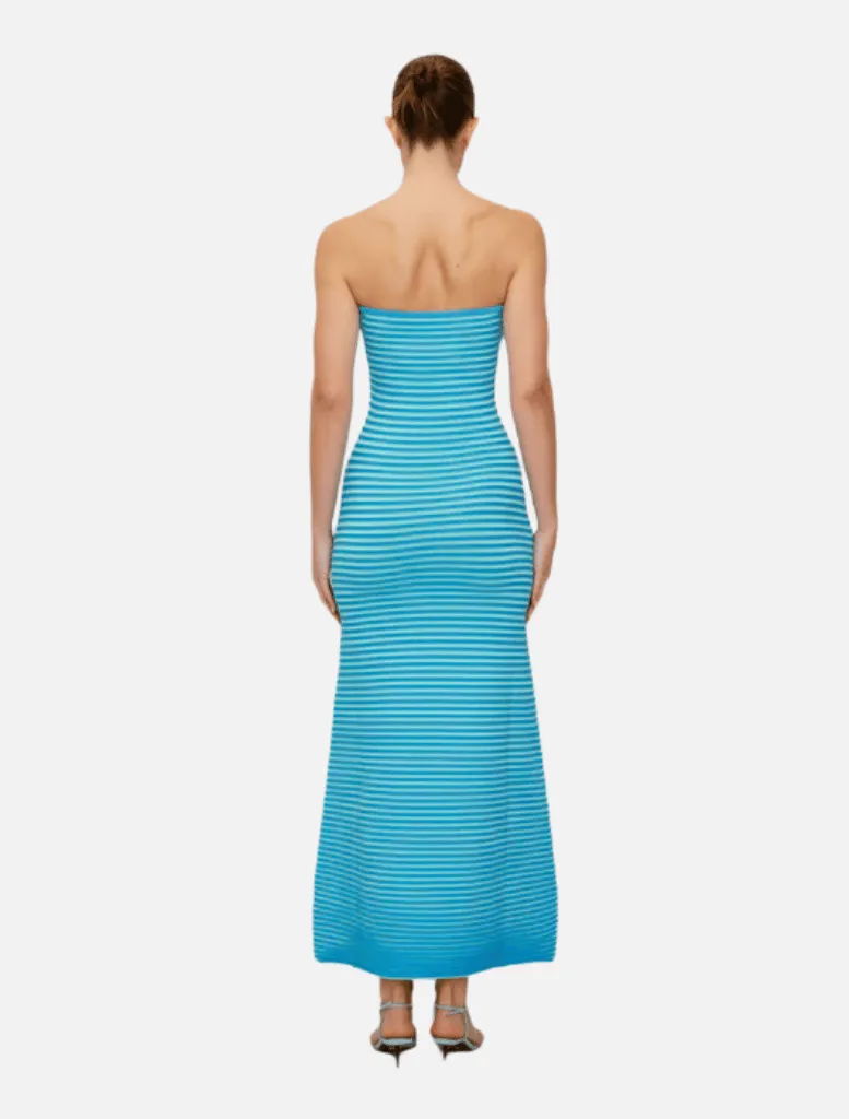 Sunmor Knit Maxi Dress - Aqua