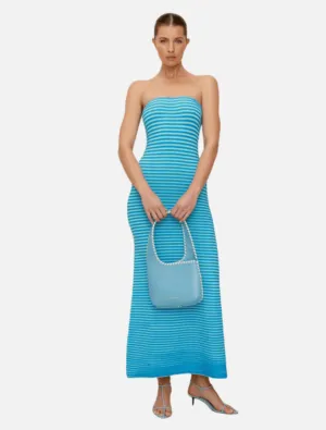 Sunmor Knit Maxi Dress - Aqua