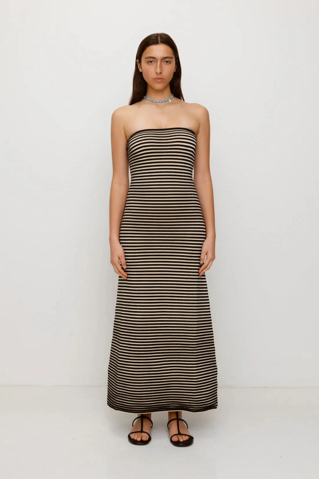 Sunmor Knit Maxi Dress - Noir