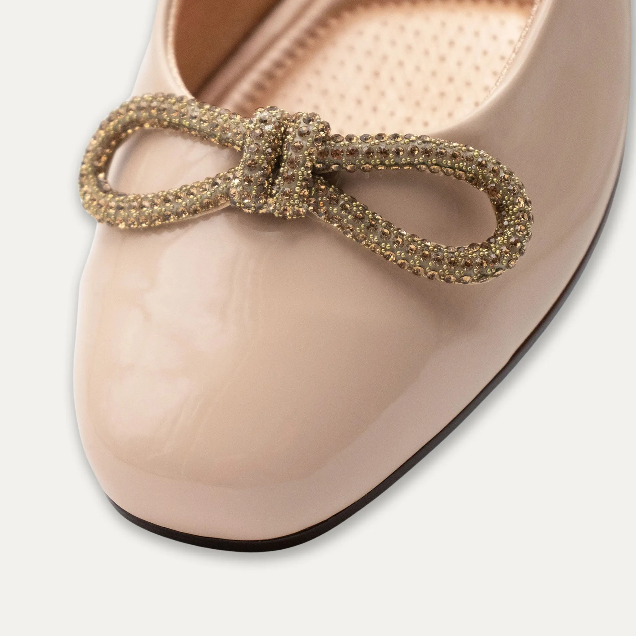 Thalia Nude Ballet Flats