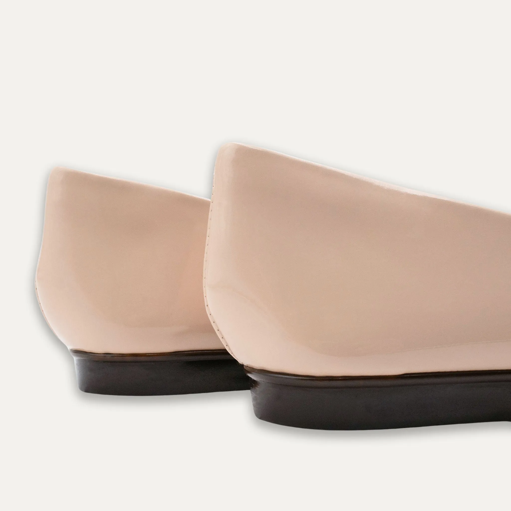 Thalia Nude Ballet Flats