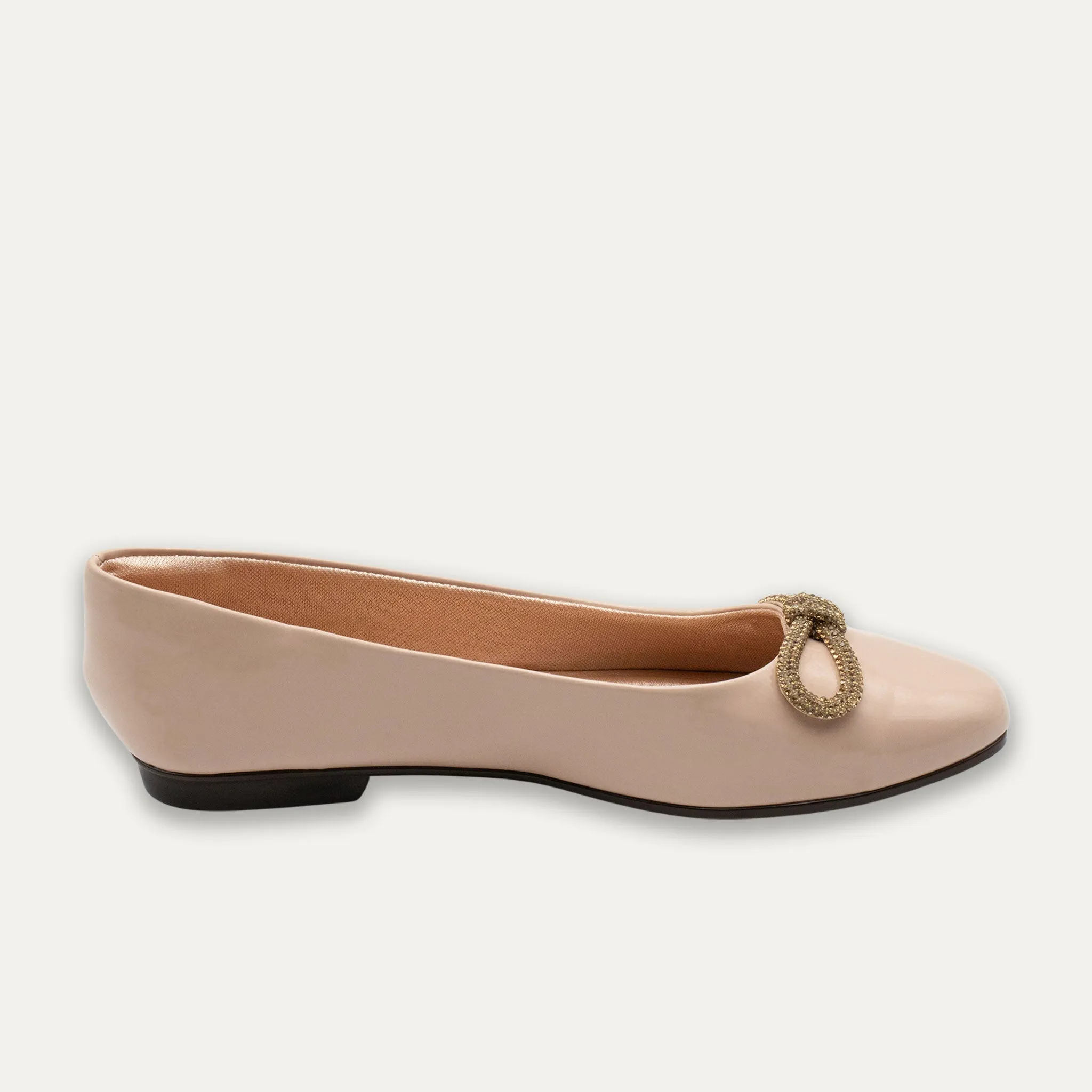 Thalia Nude Ballet Flats