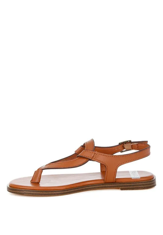 Torad Thong Toe Cut-Out Flats