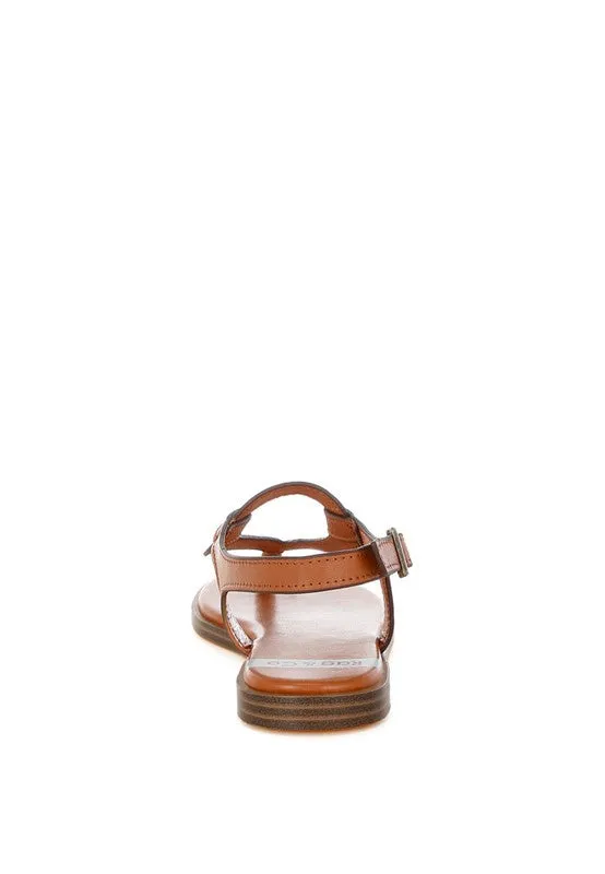 Torad Thong Toe Cut-Out Flats