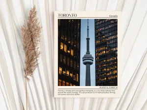 Toronto Minimal Wall Art, Canada