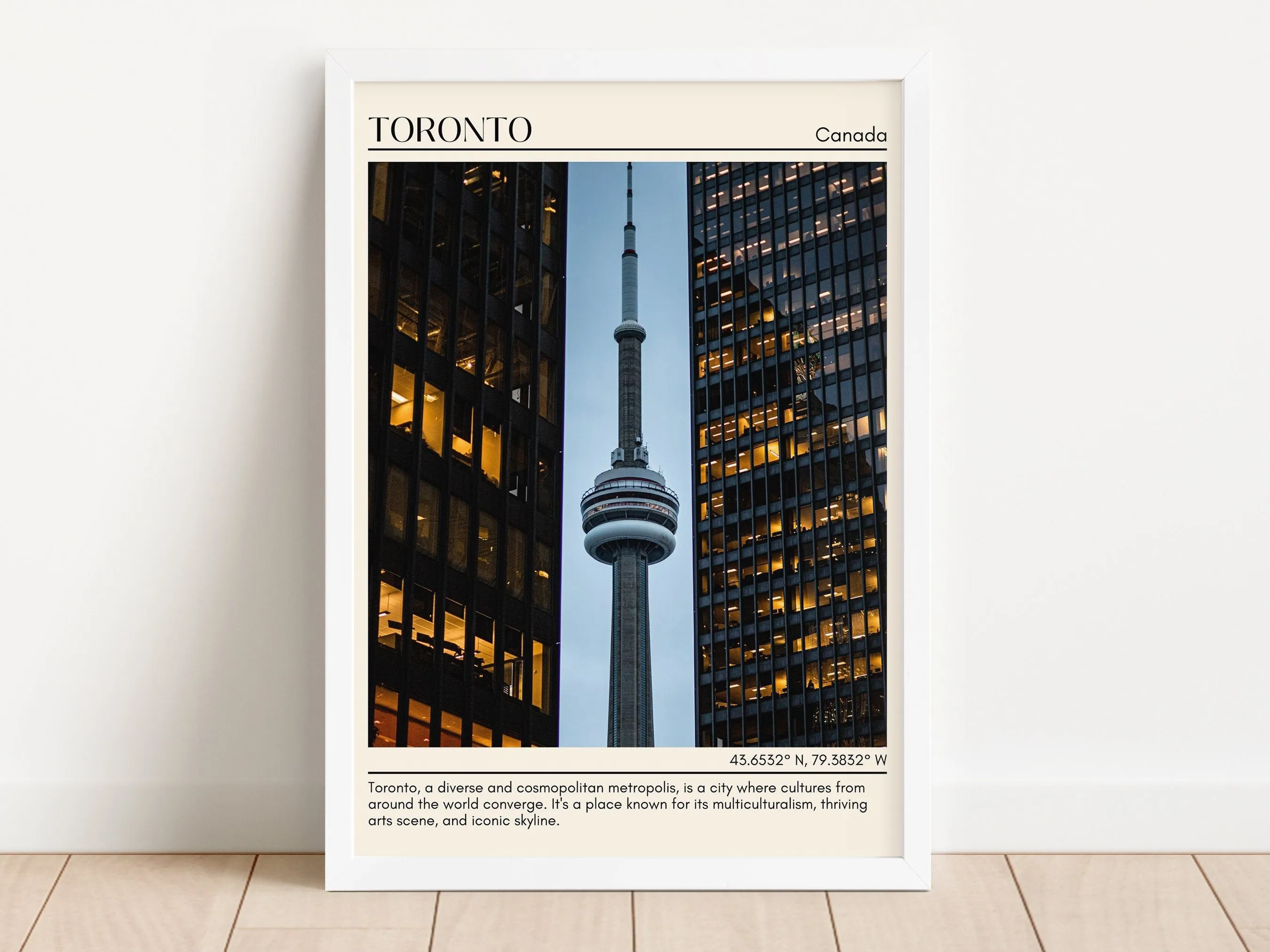 Toronto Minimal Wall Art, Canada