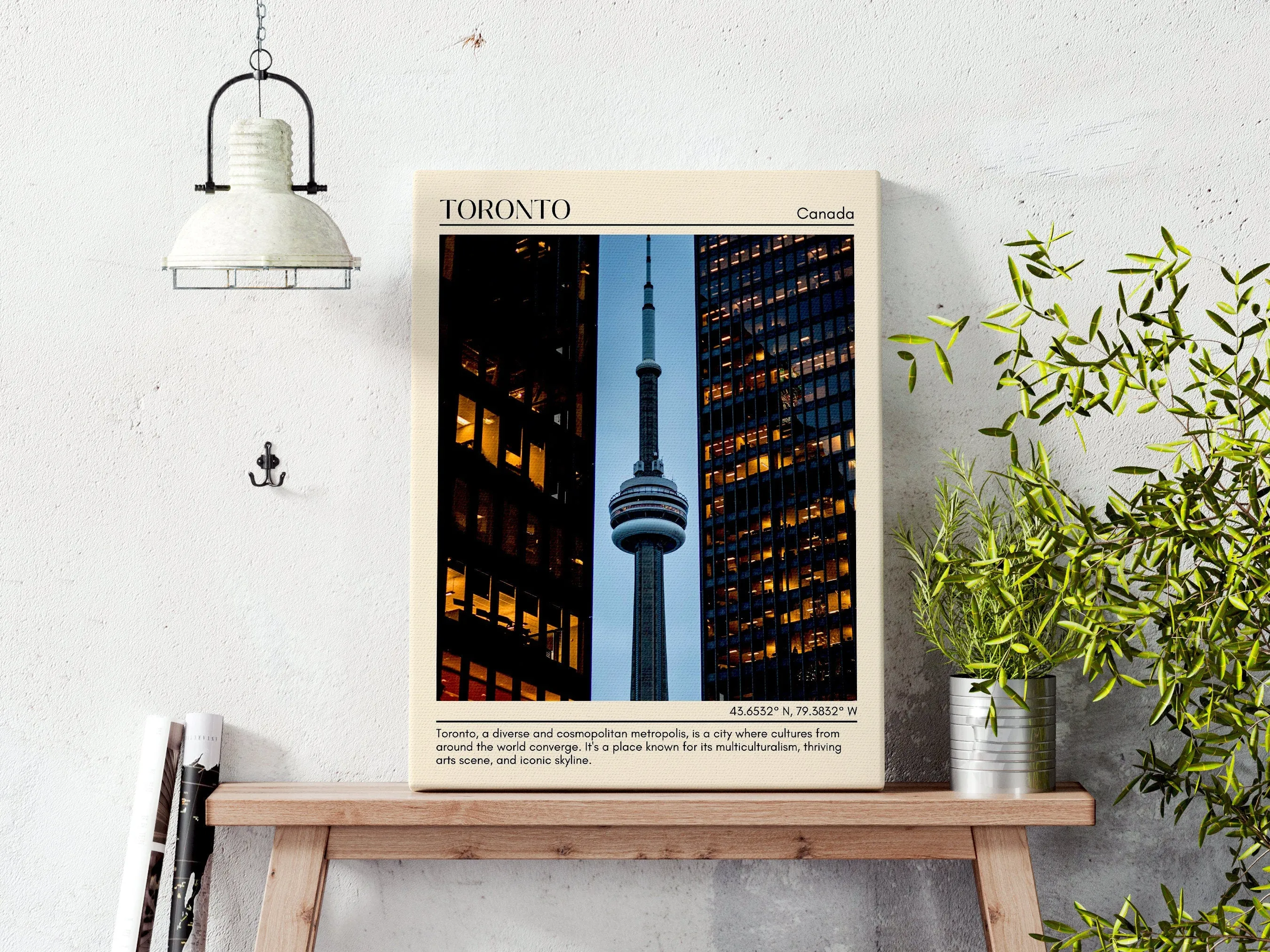 Toronto Minimal Wall Art, Canada