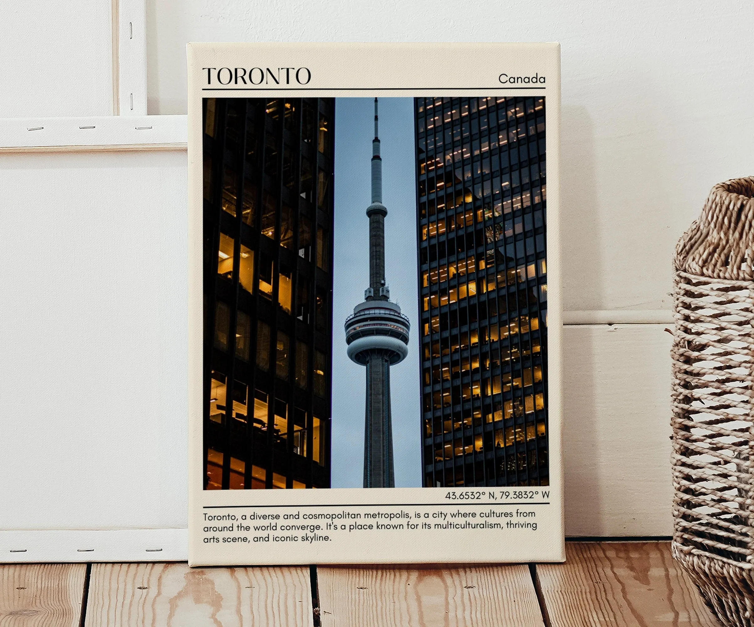 Toronto Minimal Wall Art, Canada