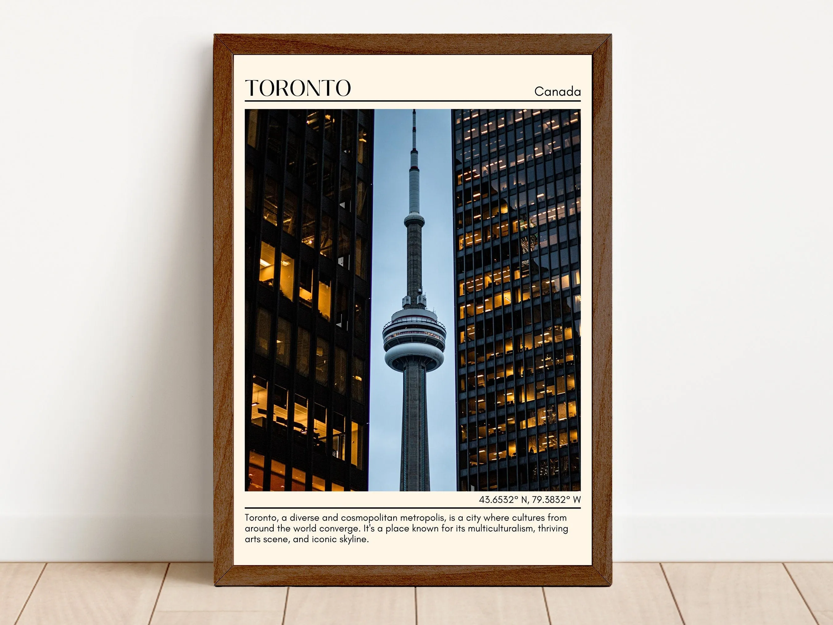 Toronto Minimal Wall Art, Canada