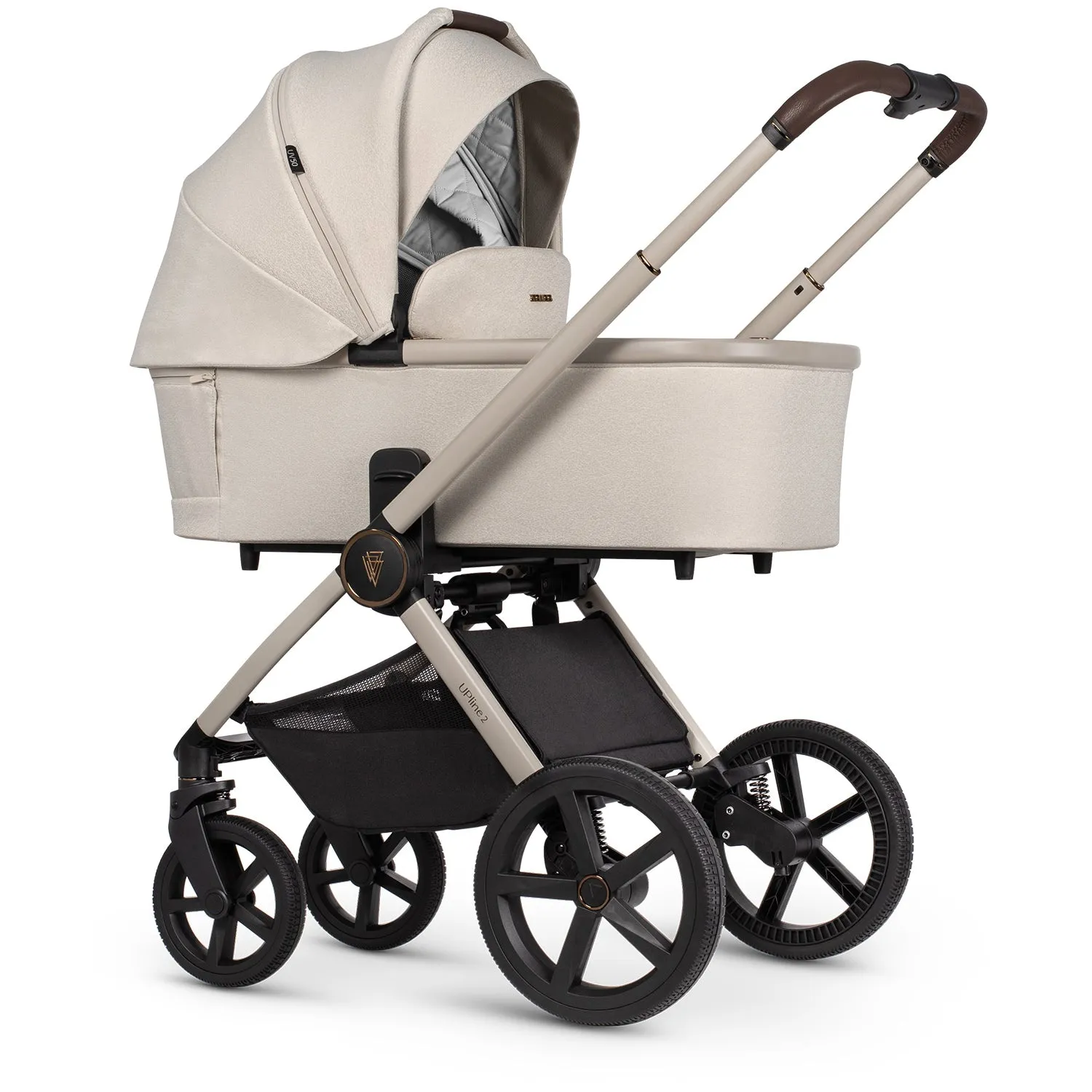 Venicci Upline 2 Pushchair Bundle with Accessories - Stone Beige