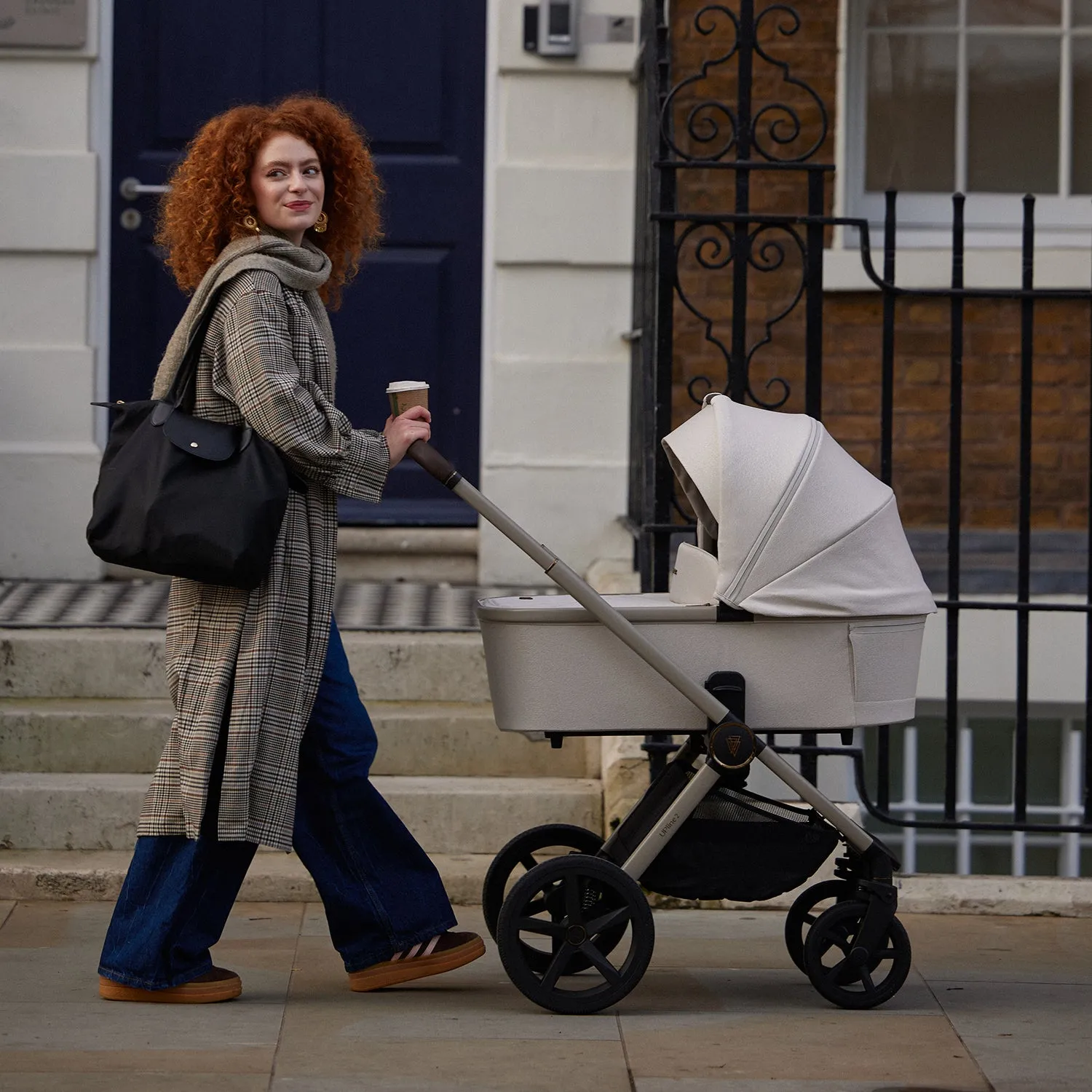 Venicci Upline 2 Pushchair Bundle with Accessories - Stone Beige