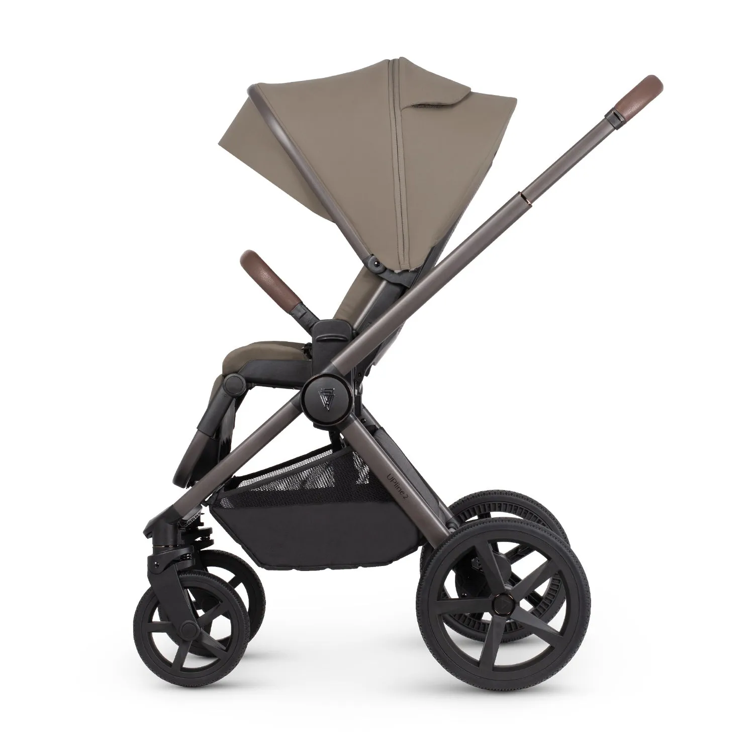Venicci Upline 2 Special Edition Travel System with Accessories, Tiago Car Seat & ISOFIX Base - Powder