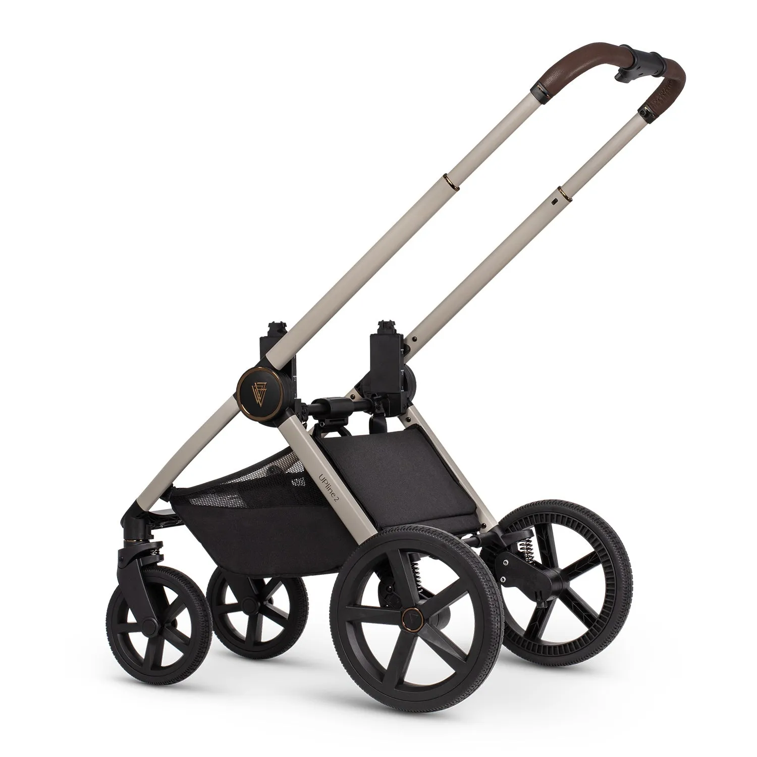 Venicci Upline 2 Travel System with Accessories, Tiago Car Seat & ISOFIX Base - Stone Beige